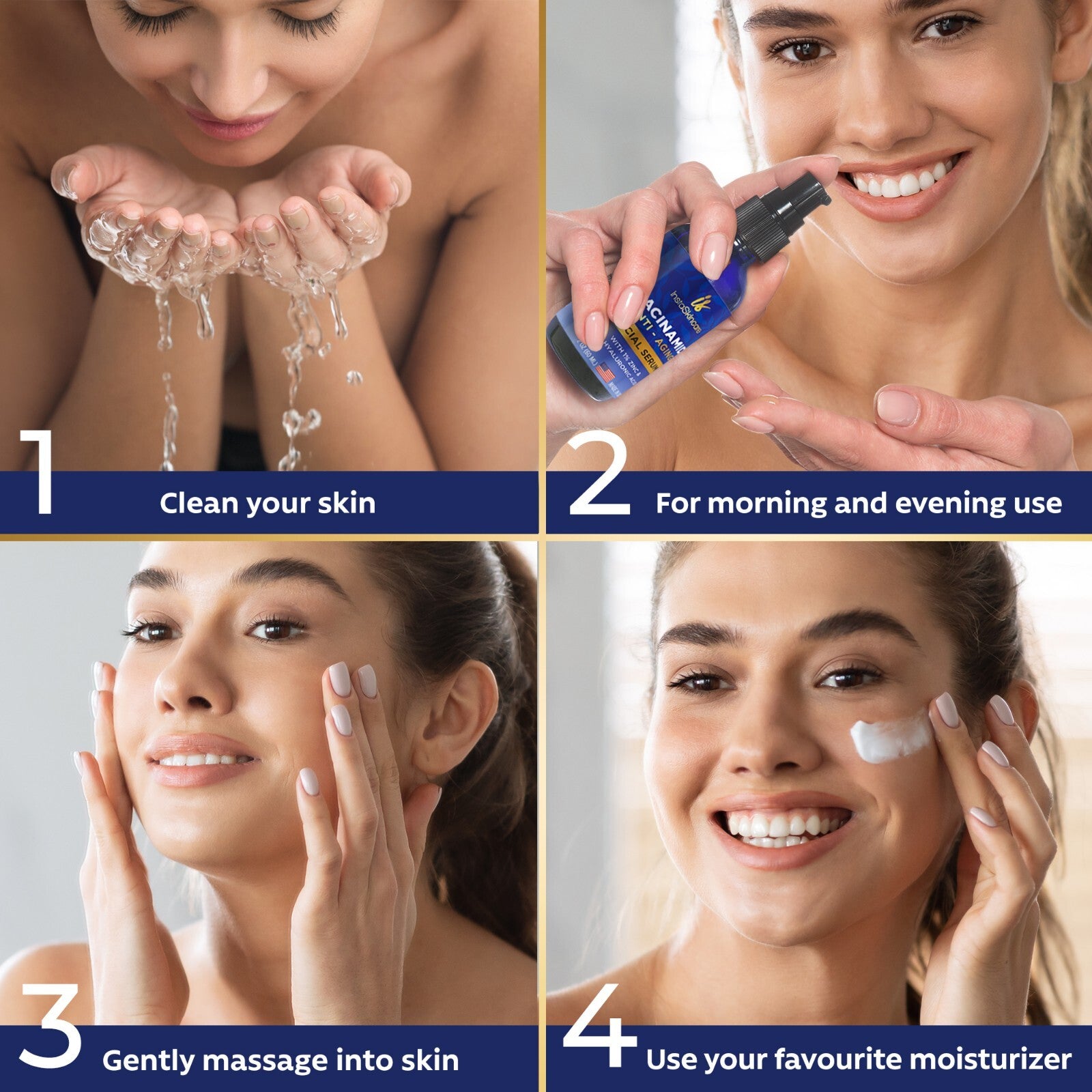 Niacinamide Serum for Face 10% with Zinc 1% Vitamin B3 Serum - 2oz