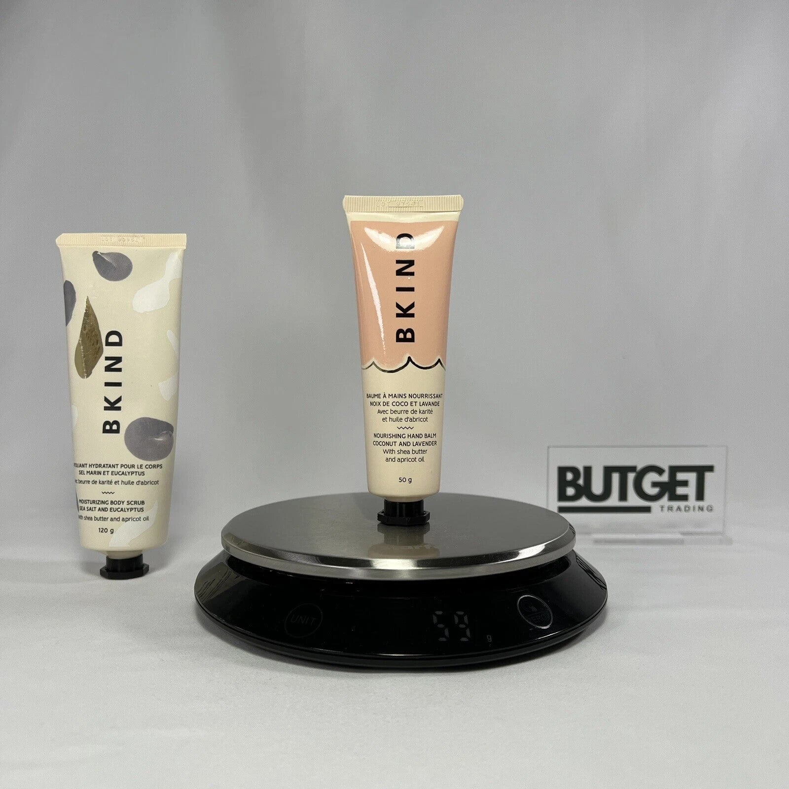 BKIND Bundle Lot Body Scrub 120g & Hand Cream 50g ~ Total 2 *PLEASE READ*