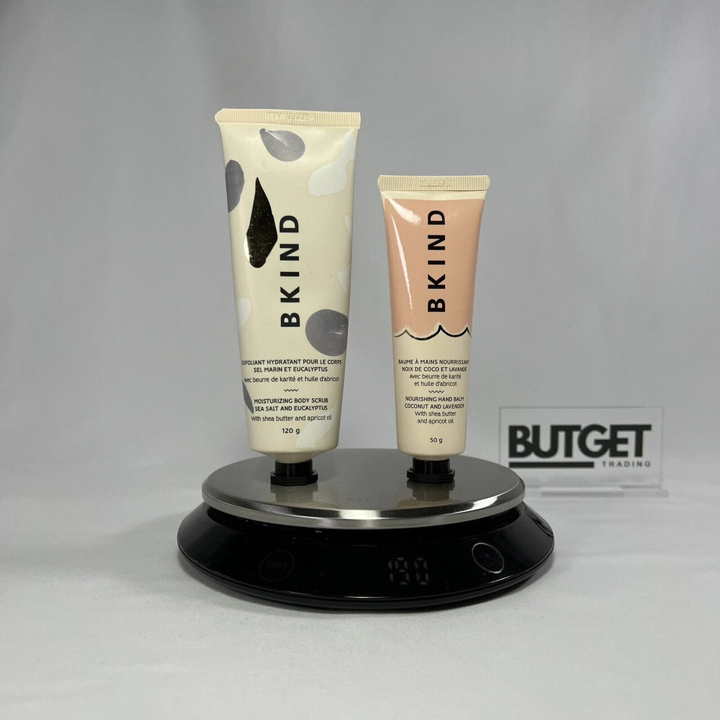 BKIND Bundle Lot Body Scrub 120g & Hand Cream 50g ~ Total 2 *PLEASE READ*