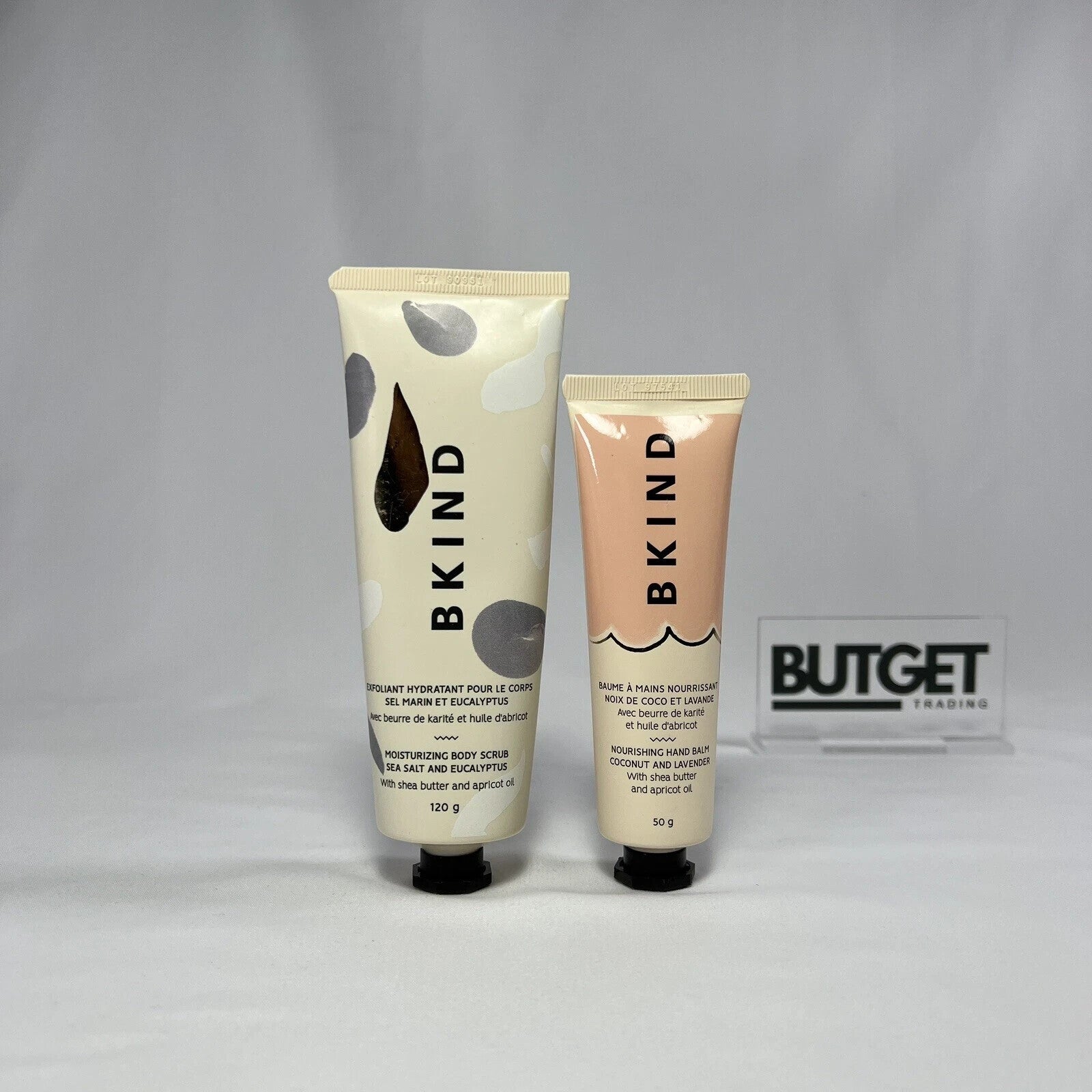 BKIND Bundle Lot Body Scrub 120g & Hand Cream 50g ~ Total 2 *PLEASE READ*